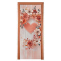 Valentine Heart Door Cover - Stretch Fabric Porch Decoration, 35x79 in - Variation of A26