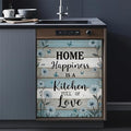 Rustic Flowers Dishwasher Magnet Cover - Decorative Full Panel Kitchen Decor 23x26 Inch