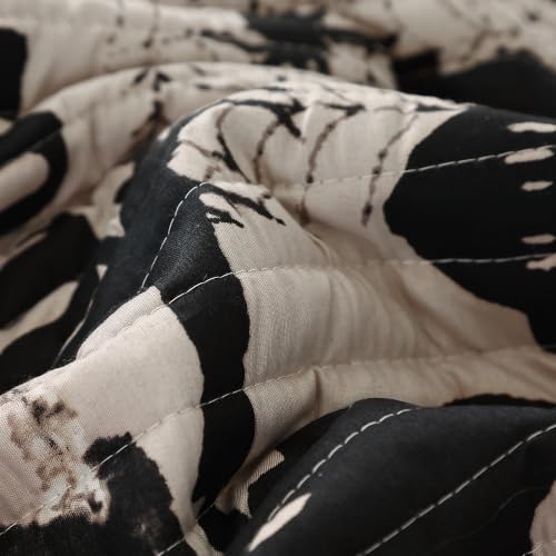 Grey Halloween Throw Blanket 50x60 Pumpkin Spider Ghost Pattern Soft Quilt