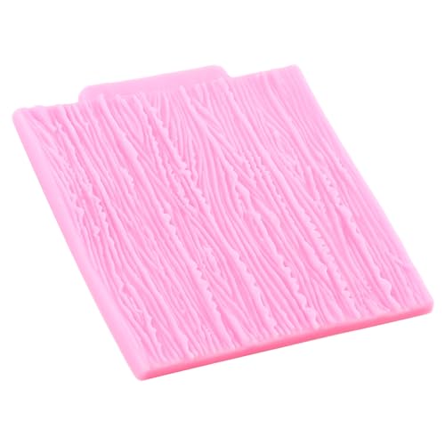 Wood Grain Tree Bark Silicone Mold for Cake Decorating - Style A