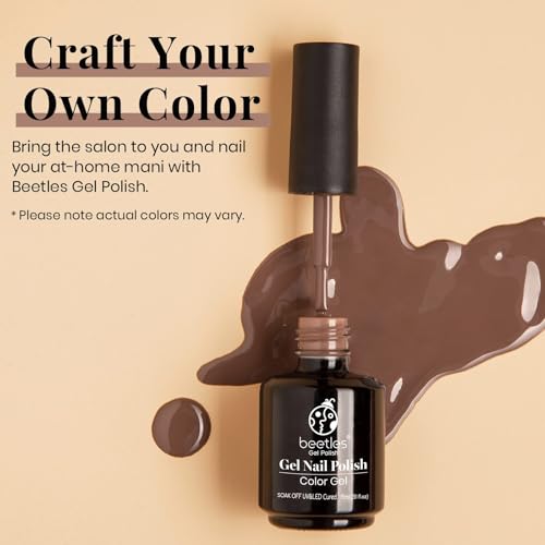 Dark Gray Brown Gel Nail Polish - 15ML Creame Brown Variation of THIS listing