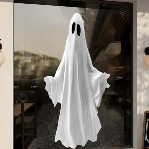Halloween Ghost Window Clings - Reusable Stickers for Holiday Home Decoration - Style8