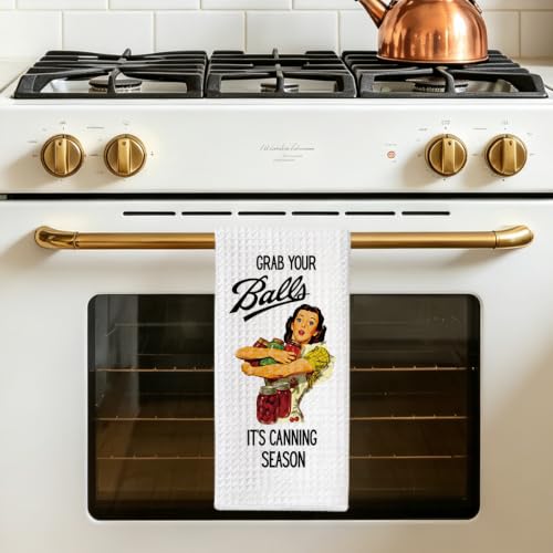 Funny Kitchen Dish Towels - Joke Themed Absorbent Microfiber Towels - Multi 1574