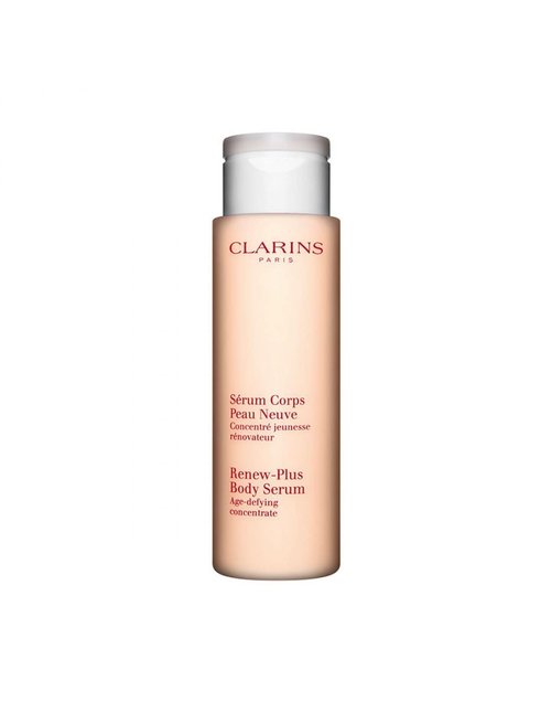 Clarins Renew-Plus Body Serum - Anti-Wrinkle & Anti-Aging Formula | Firms, Smoothes & Hydrates | 6.8 Ounces