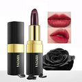 Color Changing Lipstick - Black to Brick Red Moisturizing Lip Balm for Women - Variation: Black