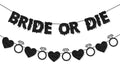 Bride or Die Bachelorette Banner Set - Bridal Shower Party Decorations