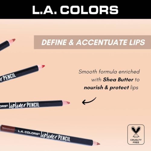 Lipliner Pencil Black - Long-Lasting, Hydrating Formula, 0.04 Ounce - Pack of 1