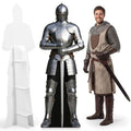 Life-Size Medieval Knight Cardboard Cutout - 5.9 Ft Stand Up Prop - Variation Knight