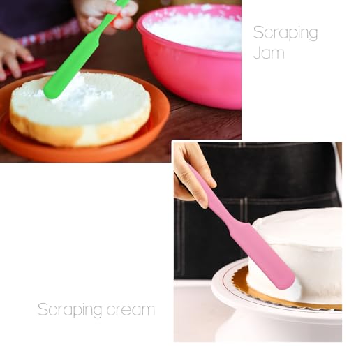 Reusable Pink Silicone Wax Applicator Spatula - Hair Removal & Body Use, Size 1