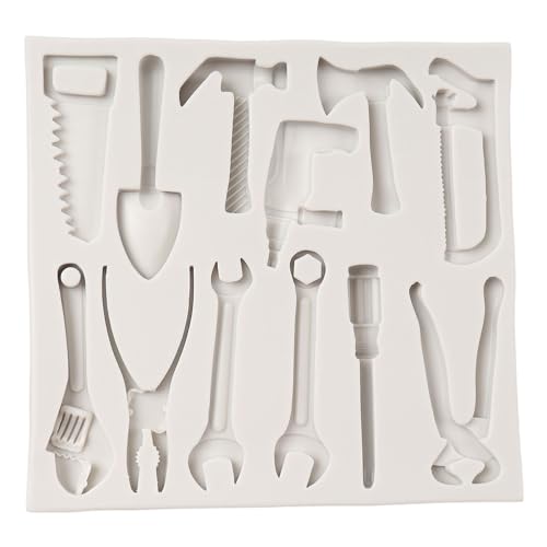 Construction Tools Silicone Fondant Mold Hand Tools Set - Style A