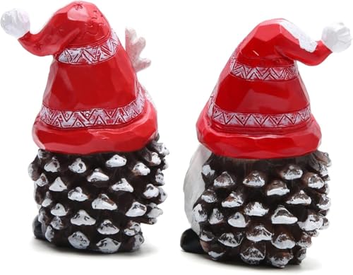 Christmas Gnomes Decor Resin Figurines - Holiday Table Centerpiece - Variation of THIS listing