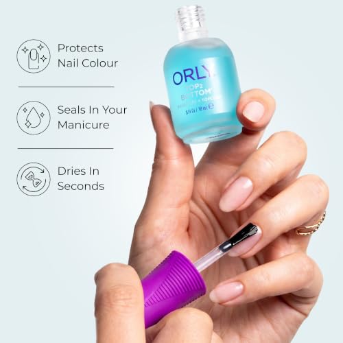 Orly Top & Bottom Two-in-One Base & Top Coat - 0.6 Fl Oz (Pack of 1)