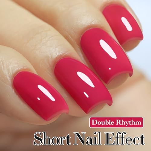 Dark Pale Double Rhythm 15ML Gel Nail Polish - Same Color, Soak Off Manicure