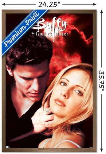 Buffy the Vampire Slayer Season 2 Wall Poster - Framed Bronze 34" x 22.4"
