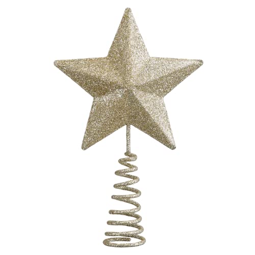 Mini Gold Star Christmas Tree Topper - Old World Christmas, Star Tree Variation