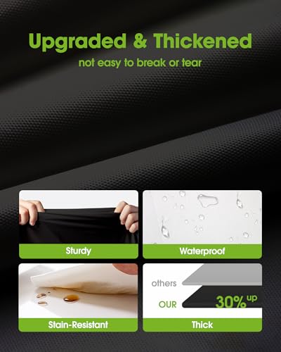 Disposable Plastic Table Cloth - Black, 54 x 108 Inches, 6 Pack - Variation: Black / 54" x 108" Rectangle