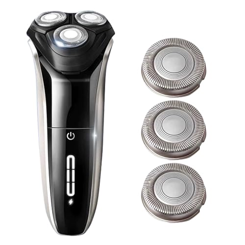 PlayFish SH30 Replacement Heads for Philips Norelco Shaver Series 3000, 2000, 1000 - 3 Pack