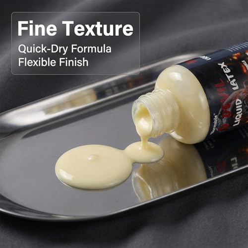 Liquid Latex SFX Makeup 30ml - Flexible Professional Special Effects for Halloween & Theatre - GloomGlo Variation