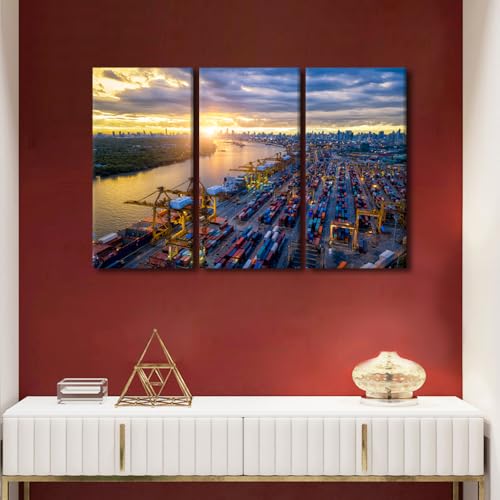 Shipping Container Wall Art Canvas Prints - 42x28 Inches Variation of THIS Listing