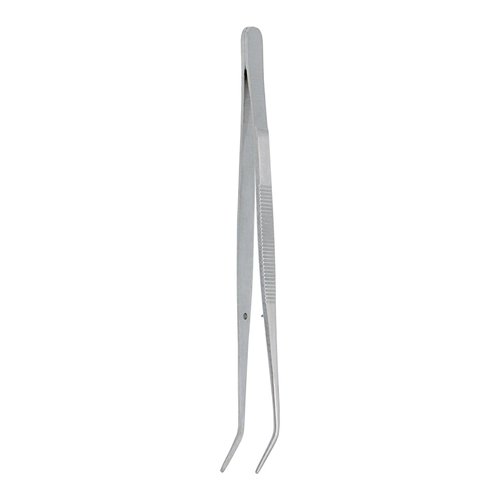 Stainless Steel Tweezers, with Curved Serrated Tip Multipurpose Tweezers Sewing Machine Tweezers Forceps for Craft Repairing (5)
