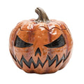 Halloween Pumpkin Cookie Jar with Lid - Cute Decorative Candy Bowl