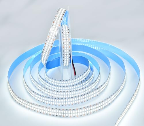 LED Strip Lights Dimmable Waterproof 16.4ft 6500K Daylight White IP44