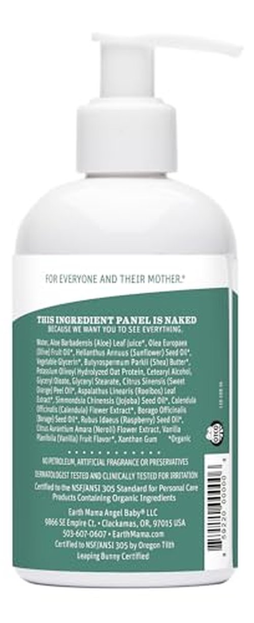 Earth Mama Belly Butter, Maternity Moisturizer for Dry Skin | Lotion for Pregnancy and Postpartum Recovery Self Care, Body Cream with Aloe, Fragrance Free, 8-Fluid Ounce