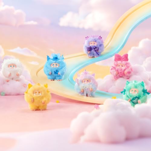 Giggle Monster Crystal Wish Series Plush Action Figures Set - Random Collectible Toys, Home Decor, Holiday Gifts