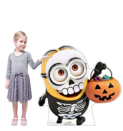 Cardboard People Dave Trick Or Treat Cardboard Cutout - Minions, Life-Size Halloween Decor