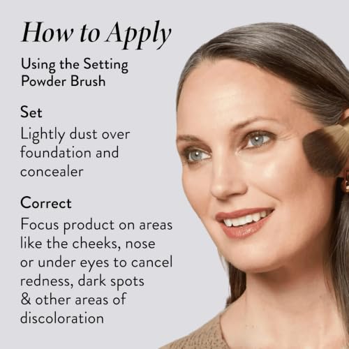 Color Correcting Face Powder - Neutralizes Redness & Uneven Skin Tone
