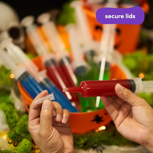 Large Reusable Jello Shot Syringes - 2oz Party Syringe Set, BPA Free