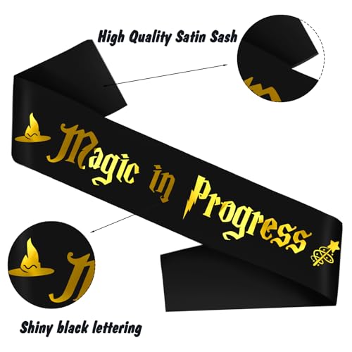 Magic Themed Baby Shower Sash - Mom to Be Gender Reveal Party Accessory
