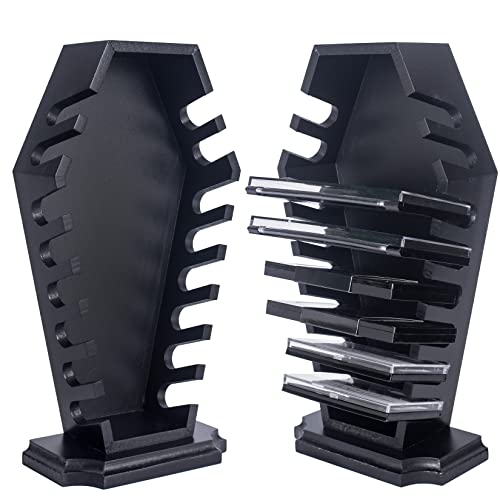 Gothic Coffin Makeup Organizer for Palettes and Accessories - Halloween Decor