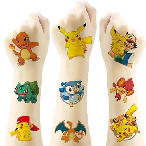 20PCS Waterproof Cute Monster Temporary Tattoos for Kids & Parties