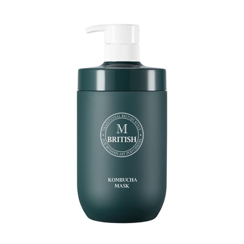BRITISH M Kombucha Hair Mask 25.36 fl.oz – Hydrating & Restorative Treatment for Damaged Hair