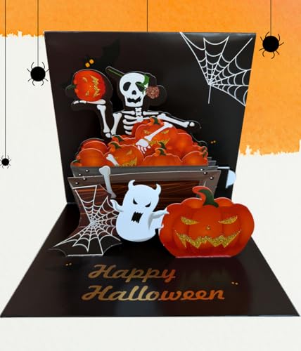 Halloween Pop Up Cards 3D Halloween Cards for Kids & Friends - Variation 3D-2