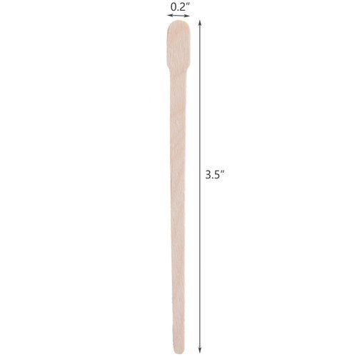 Hedume 2000 Pack Wax Spatulas Whaline Wood Waxing Applicator Sticks Small for Hair Removal Eyebrow Body
