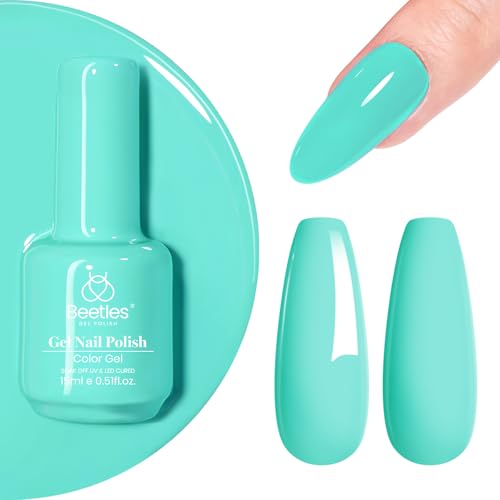 15ml Green Gel Nail Polish - Soak Off UV & LED Long-Lasting Manicure