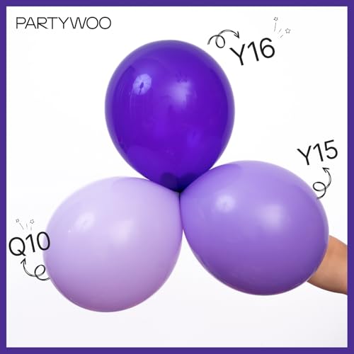 Purple Balloon Arch Kit 142pcs - Different Sizes for Party Decoration - Variation: Purple-3313