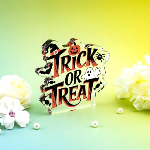 Halloween Indoor Ghost Table Sign Decor - Kitchen & Holiday Decor