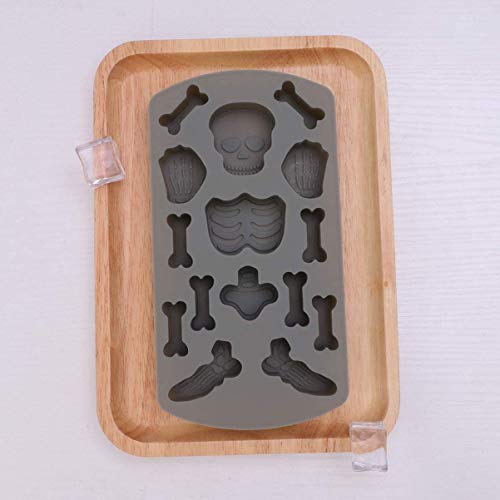 Silicone Skeleton Bone Mould for Halloween Cake Decoration and Ice Cubes