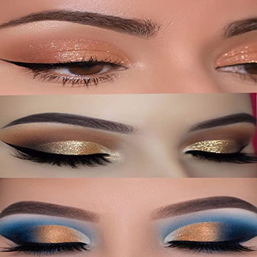 Sparkle Eyeshadow Palette #05 - 6 Glitter Neutral Colors Waterproof & Long Lasting