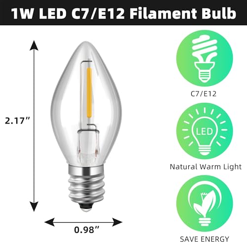 Enhon 6ft LED Light Bulb Accessory Cord with On/Off Switch - 6 Pack (Variation 6)