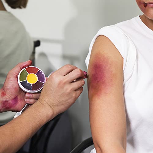 6-Color SFX Bruise Makeup Palette for Realistic Wounds & Effects