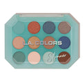 12-Color Eyeshadow Palette - Vibrant Matte & Shimmer Shades, Teal - Stunner Variation