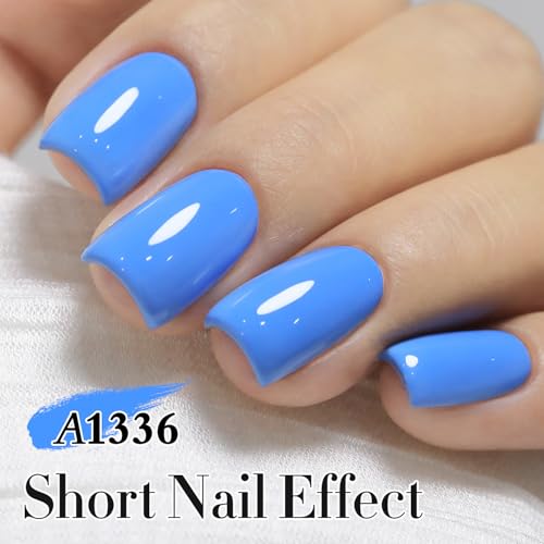 Royal Blue Gel Nail Polish 15ML - Same Color, Soak Off, Long-Lasting Manicure