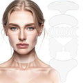 KODASNY Neck Wrinkle Patches, Reusable Silicone Neck Patches for Smoothing the Appearance of Fine Lines, Chest and Face Cosmetic Patches for Women, Moisturizing & Skin-Smoothing (11 PCS)