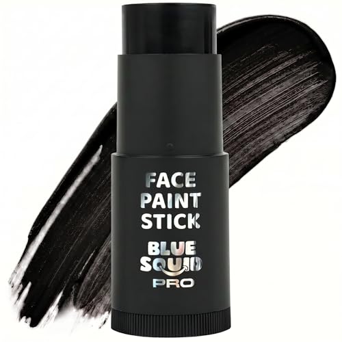 Black Face Paint Stick - Waterproof Body & Eye Makeup for Adults & Kids