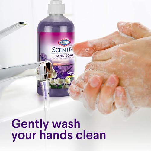 Liquid Hand Soap with Pump - Tuscan Lavender & Jasmine Scent, 14 Fl Oz, Pack of 2