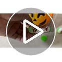 Glow in The Dark Demon Eye Elastic Bouncing Balls 24PCS - Horror Halloween Decor
